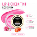 100% Herbal Lip & Cheek Tint (Rose Pink)  | Vegan, Paraben Free, Cruelty Fr