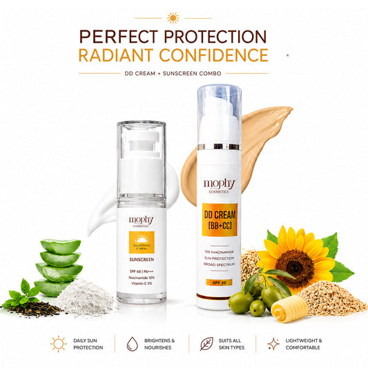 Pack Of 2 Dd Cream (BB+CC) + Solartonic C-Spf60 Sunscreen