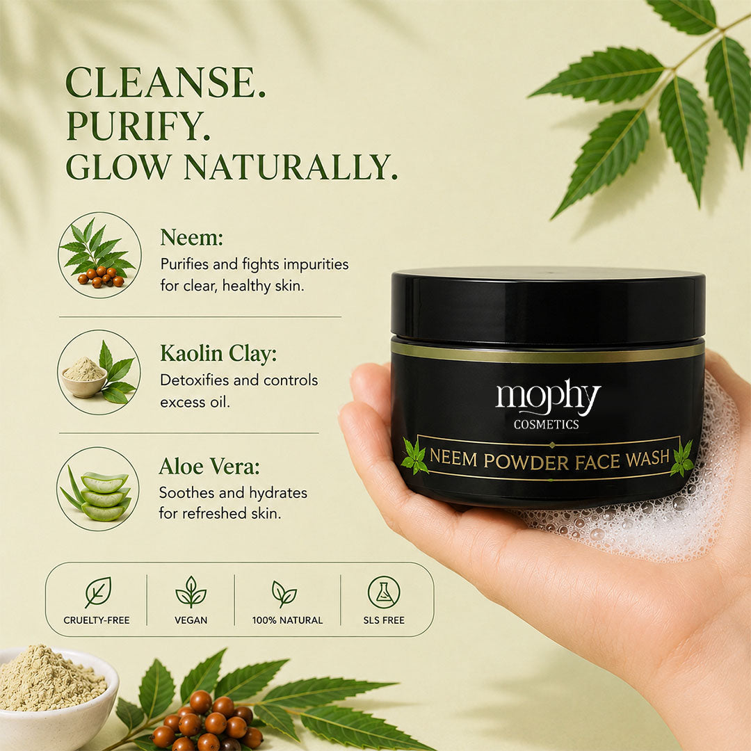 Neem Extract Powder Facewash For Men & Women (30 Gm) | Made With Natural In