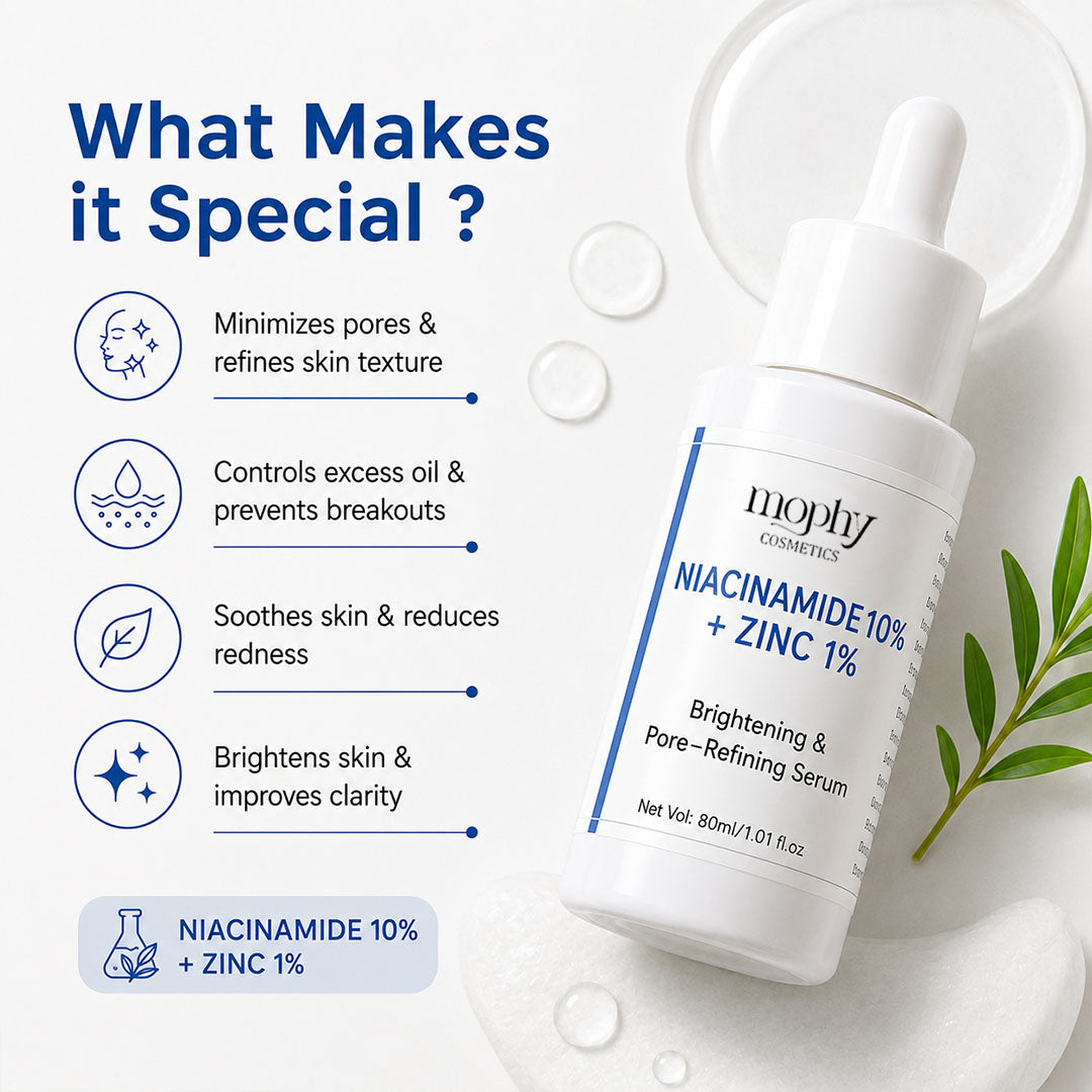 Mophy Niacinamide 10% + Zinc 1% Serum