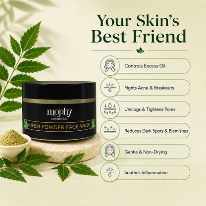 Neem Extract Powder Facewash For Men & Women (30 Gm) | Made With Natural In