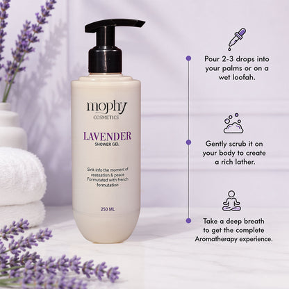 Pack Of 2 Lavender Shower Gel