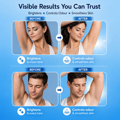 Under Arm Alum Infused Crystal Roll-On Stick | Free from alcohol, parabens, and artificial fragrances