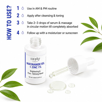 Mophy Niacinamide 10% + Zinc 1% Serum